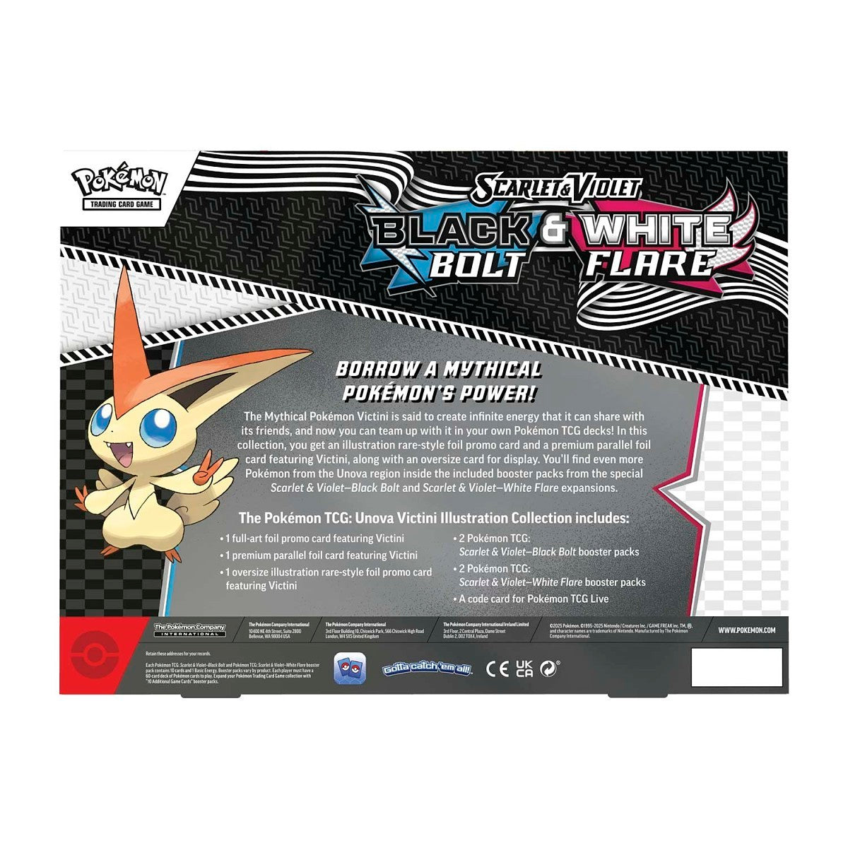 The Pokemon TCG: Unova Victini Illustration Collection