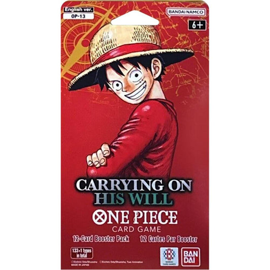 One Piece (OP-13) Carrying On His Will Sleeved Booster Pack