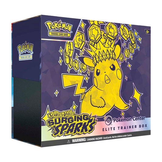 The Pokemon TCG: Scarlet & Violet-Surging Sparks  Elite Trainer Box